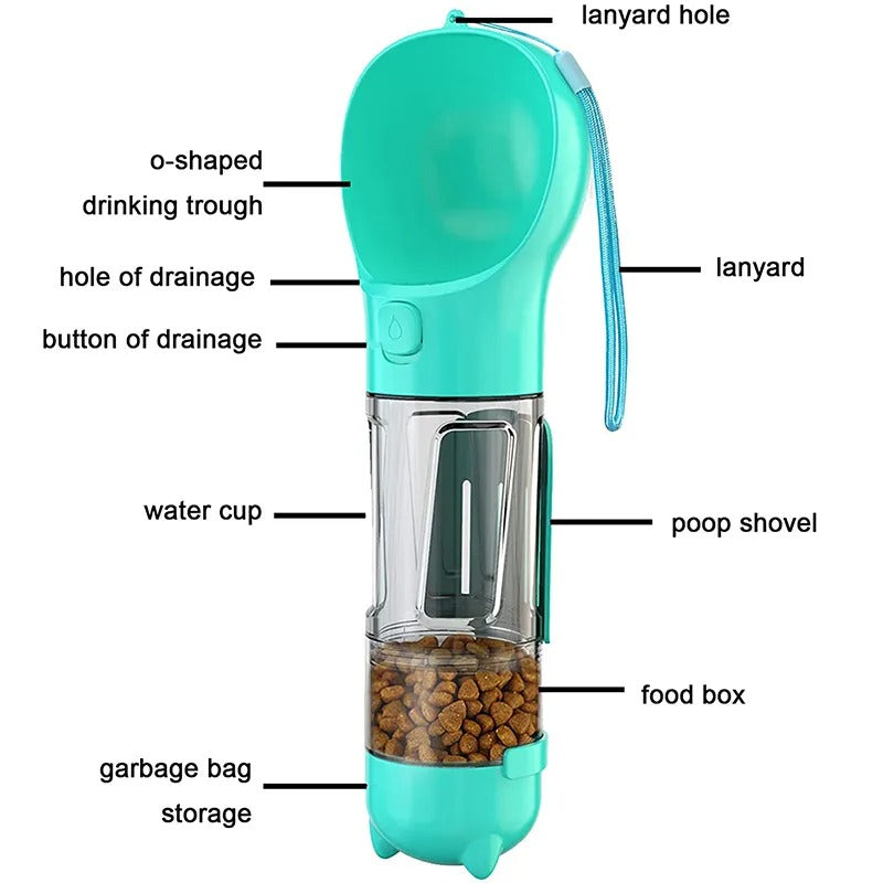 Portable 3 in 1 Water Bottle