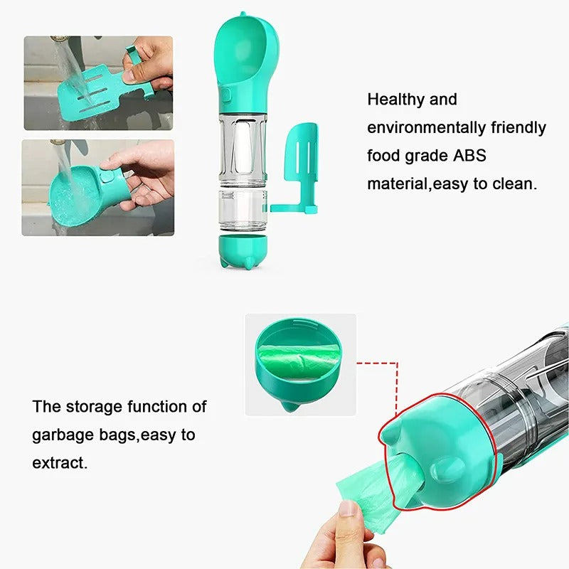 Portable 3 in 1 Water Bottle