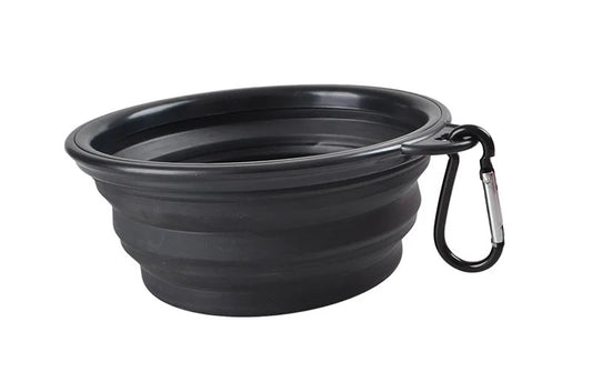 Pet Folding Silicone Bowl Outdoor Travel